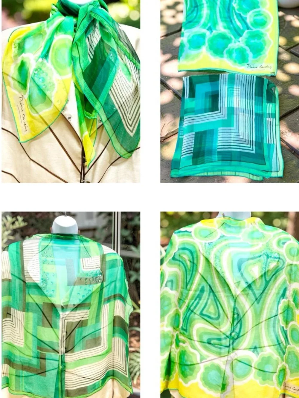 Pierre Cardin Paris + Other silk  Chiffon  scarf 30